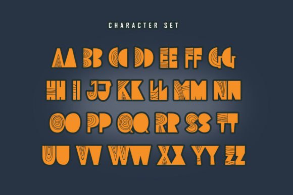 Gabiana Font PNG with transparent background - Preview 4