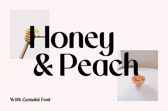 Gemulai Font PNG with transparent background - Preview 1