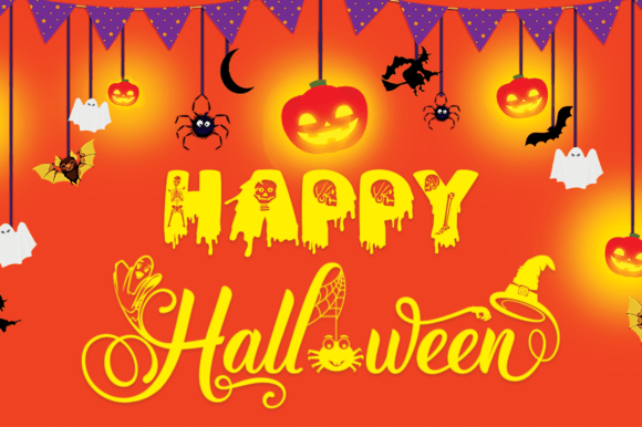 Halloween Witches Duo Font PNG with transparent background - Preview 3