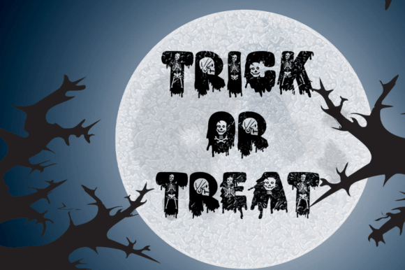 Halloween Witches Duo Font PNG with transparent background - Preview 5