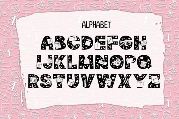 Hello Gifts Font PNG with transparent background - Preview 1