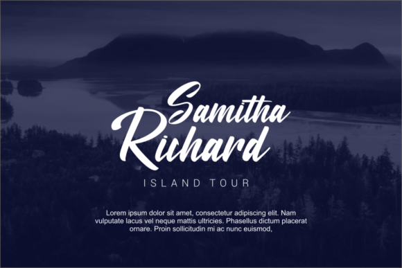 Jatanira Camteg Font PNG with transparent background - Preview 2