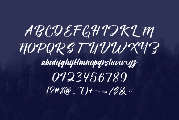 Jatanira Camteg Font PNG with transparent background - Preview 4