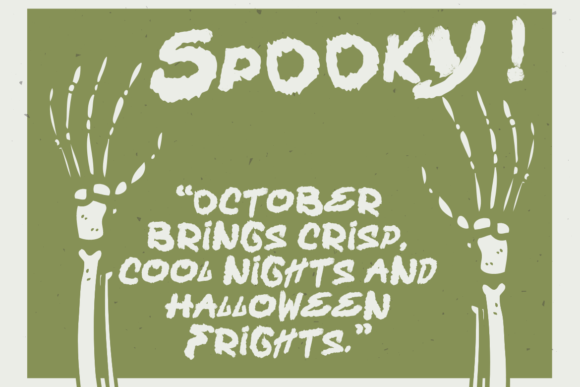 Jump Scare Font PNG with transparent background - Preview 1