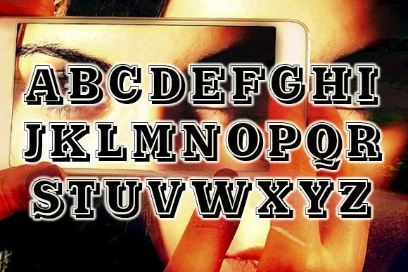 Malizia Font PNG with transparent background - Preview 1