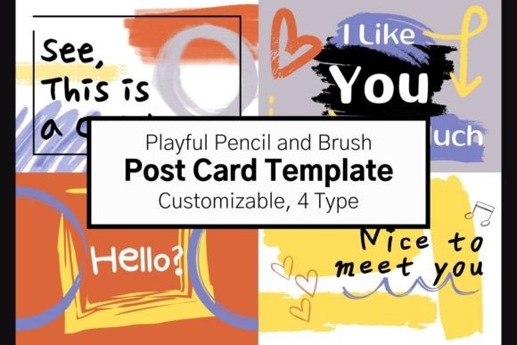 Playful Post Card Template (Canva)