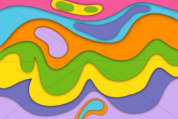 Primary Waves Font PNG with transparent background - Preview 3