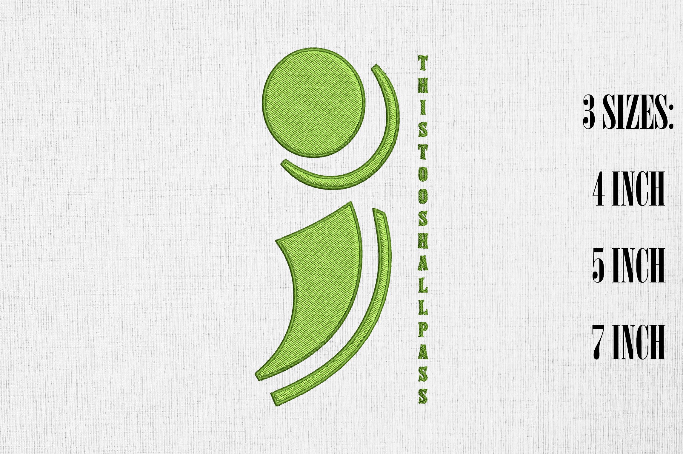 This Too Shall Pass Semicolon