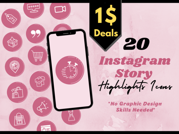 20 Business Instagram Highlight Covers - Digital