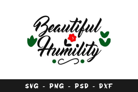 Beautiful humility svg