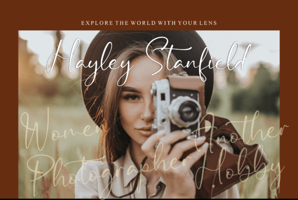 Berthalines Hasttelia Font PNG with transparent background - Preview 5
