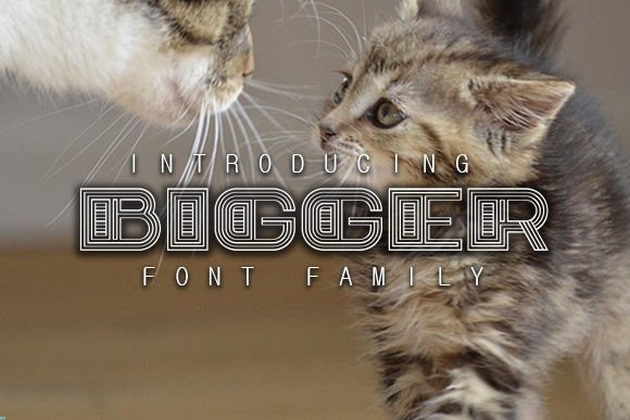 Bigger Decorative Font By vladimirnikolic