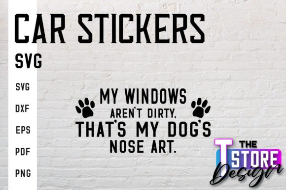 Car Stickers SVG | Car Decals SVG | SVG
