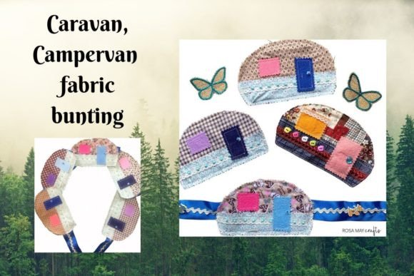 Caravan Camper Van Bunting Sewing PDF