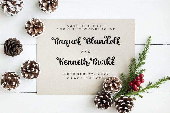 Christmas Seasonal Font - Preview 4