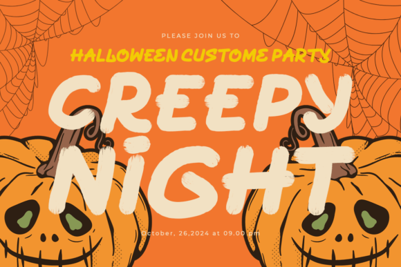 Creepy Midnight Font - Preview 2