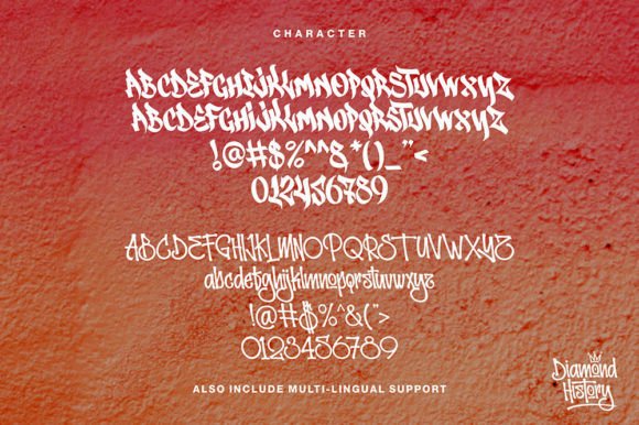 Diamond History Font - Preview 2