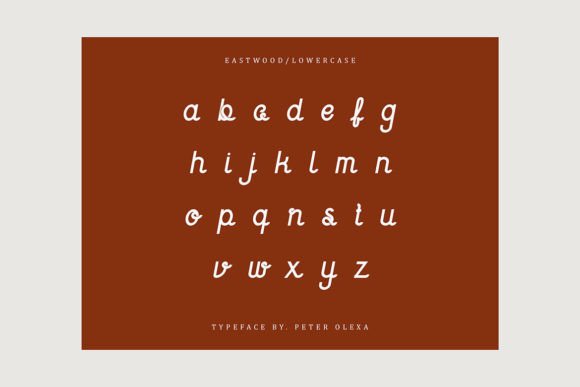 Eastwood Font - Preview 4