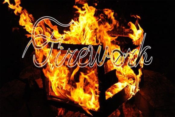 Firework Font - Preview 3