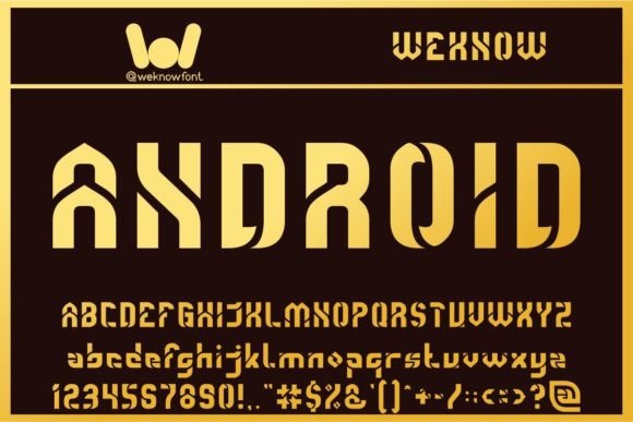 Great Protector Font PNG with transparent background - Preview 2