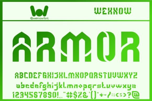 Great Protector Font PNG with transparent background - Preview 3