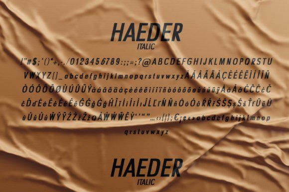 Haeder Font - Preview 6