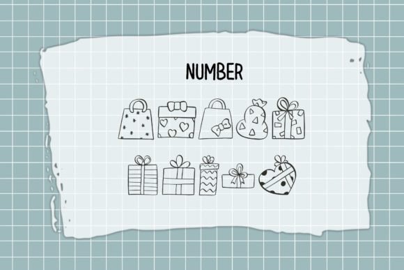Happy Gifts Font PNG with transparent background - Preview 2