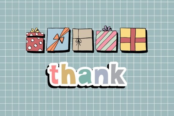 Happy Gifts Font PNG with transparent background - Preview 3