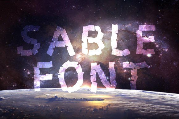 Sable Font PNG with transparent background - Preview 1
