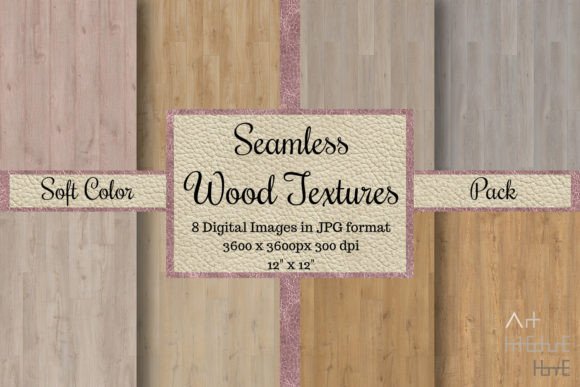 Seamless Wood Textures - Soft Color Pack