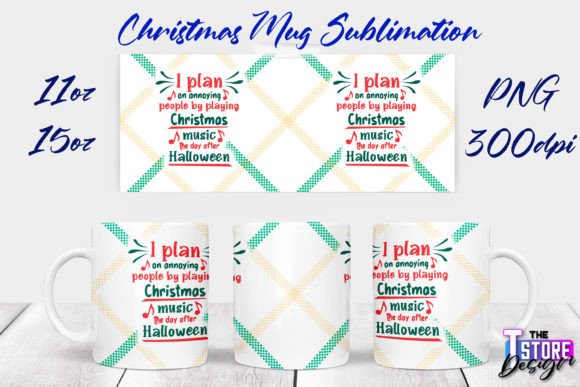 Christmas Mug Sublimation Oz Oz Graphics