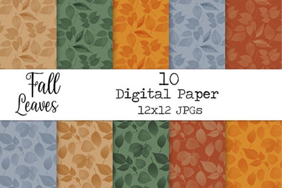 Fall Leaves Digital Paper
