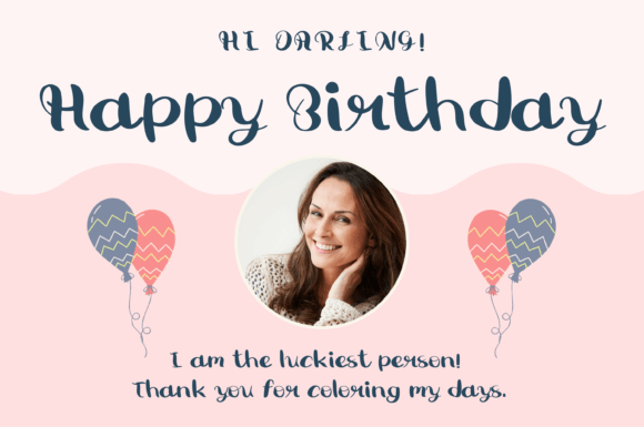 Good Darling Font PNG with transparent background - Preview 1