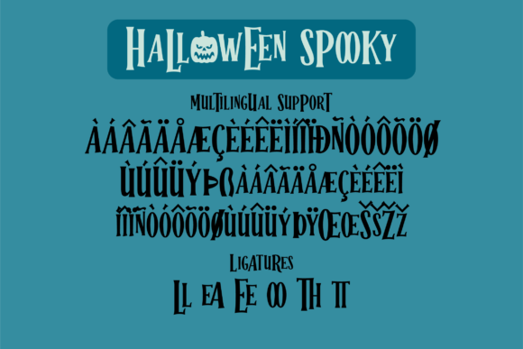 Halloween Spooky Font - Preview 3