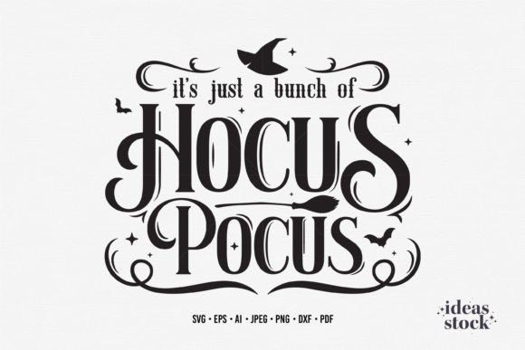 Halloween Svg. Hocus Pocus. Sublimation.