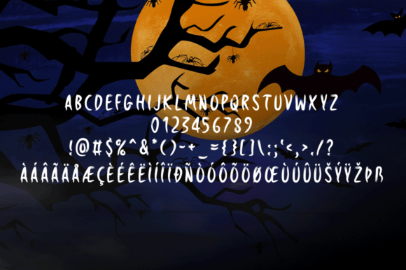 Horror Hustle Font PNG with transparent background - Preview 4
