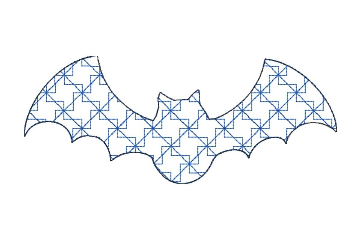 Japanese Sashiko Shape Bat
