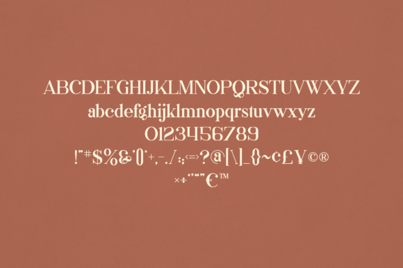 Meara Font PNG with transparent background - Preview 1