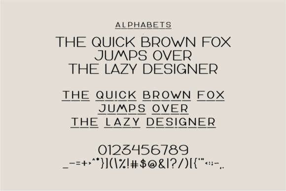 Mokabella Font PNG with transparent background - Preview 1