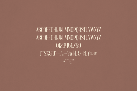 Peregrine Font PNG with transparent background - Preview 1