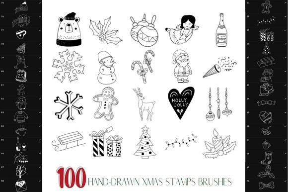 Procreate Christmas Stamps Brushes - photo 6