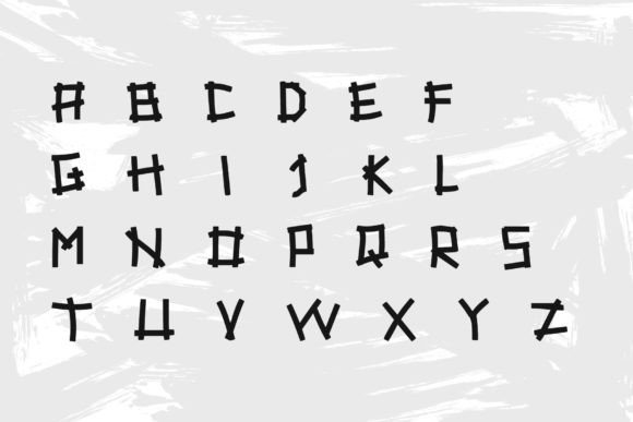Saburai Font PNG with transparent background - Preview 3