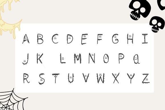 Sharp Teeth Font PNG with transparent background - Preview 3