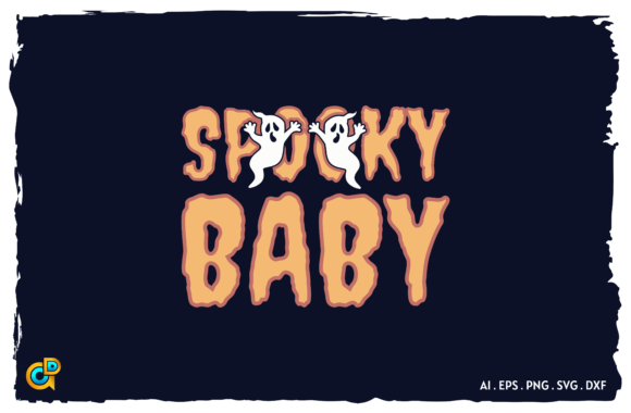 Spooky Baby Sublimation Design