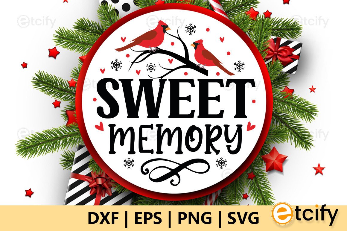 Sweet Memory Round Sign Graphic by etcify · Creative Fabrica