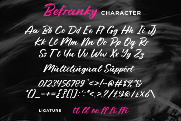 Befranky Font - Preview 5