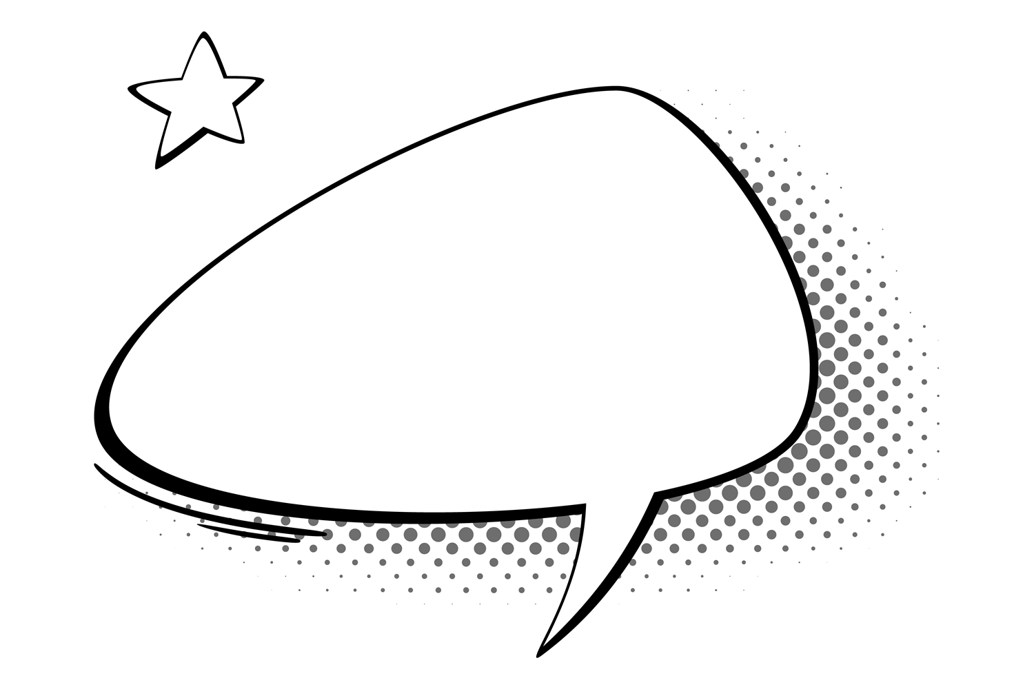 Blank Speech Bubble. Dialog Box in Vinta Graphic by yummybuum ...