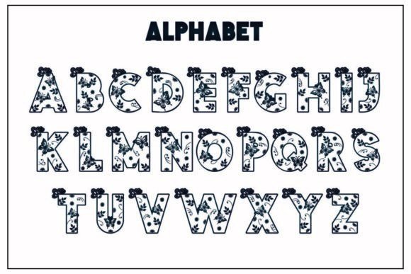 Butterfly Font - Preview 1