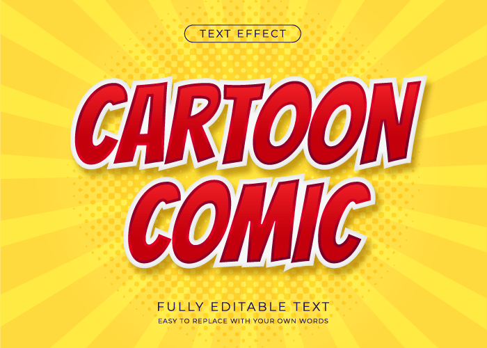 CARTOON Text Effect-Editable Font Style Graphic by danhoodstock ...