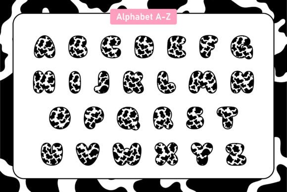 Cute Cow Font - Preview 1